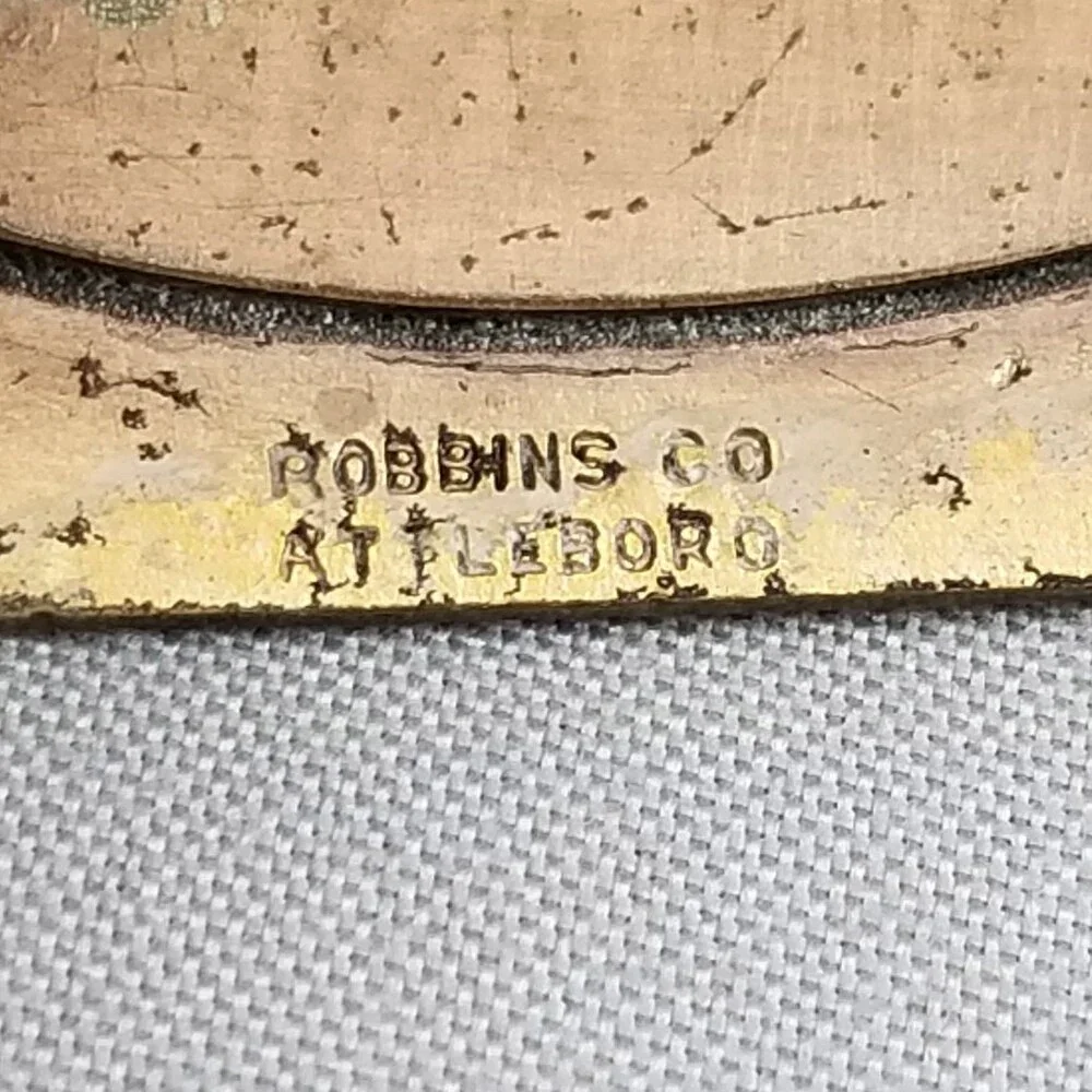Belt Buckle 5th Grand Aggregate U.S. Revolver‎ Association Robbins Co Attleboro